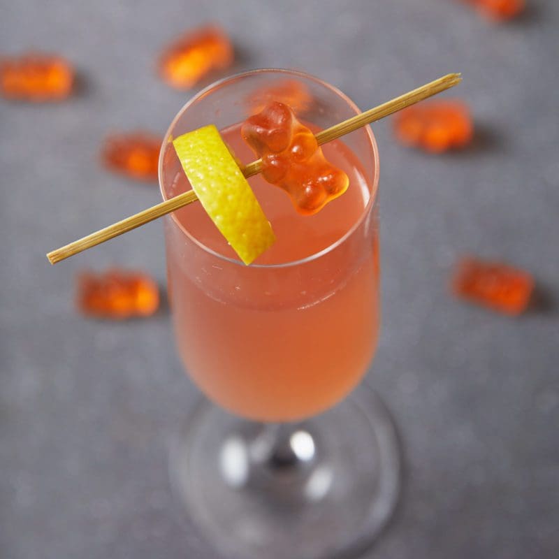 beautiful cocktail with garnish