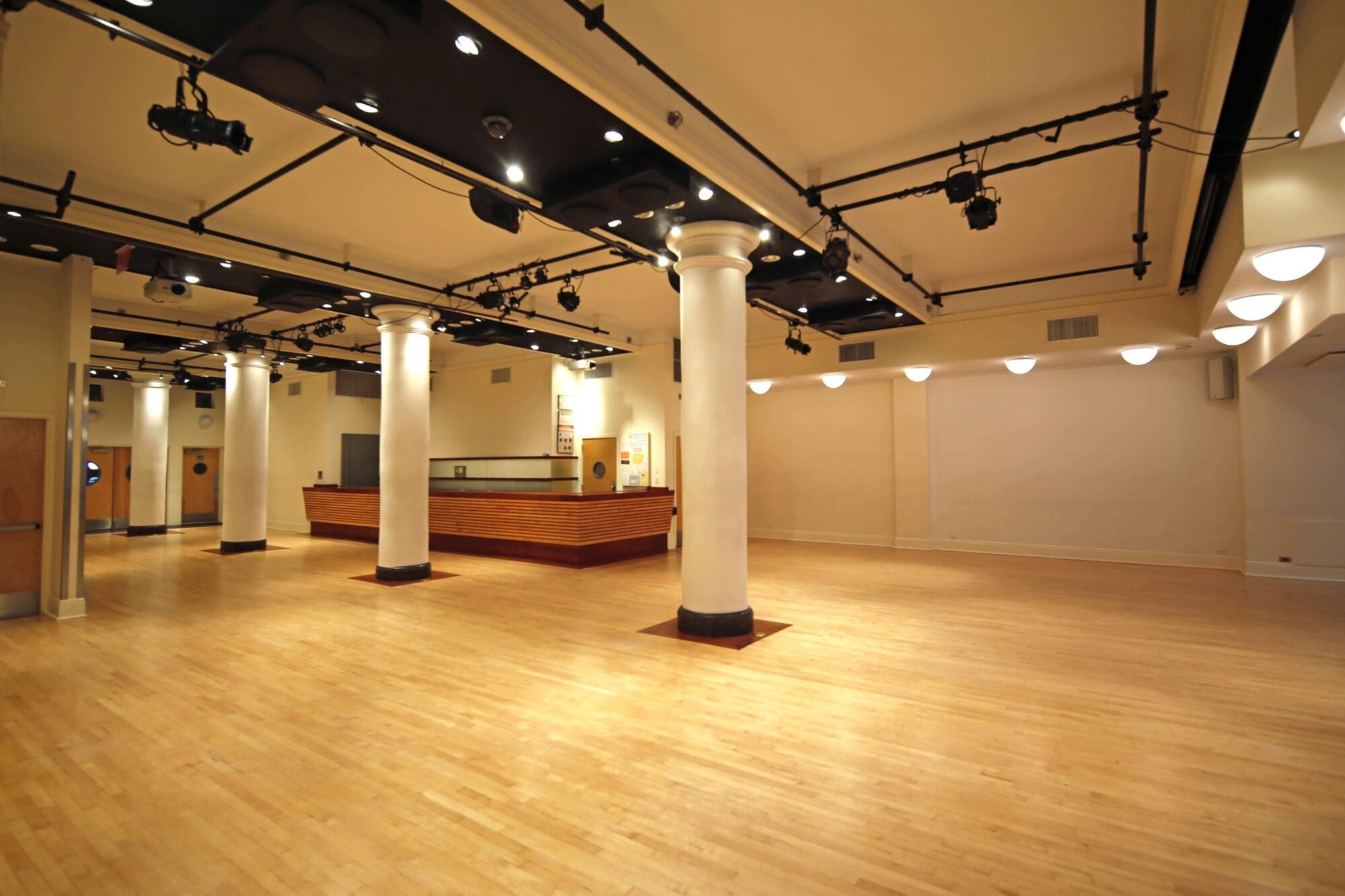 large empty interior venue