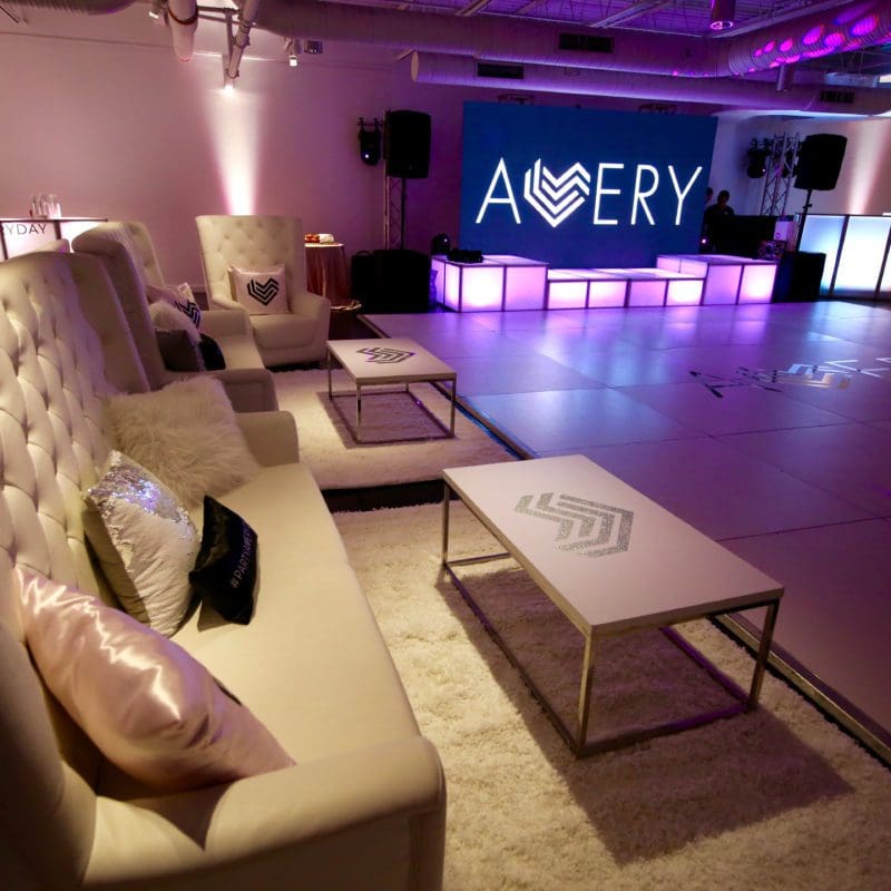 interior venue area with couches