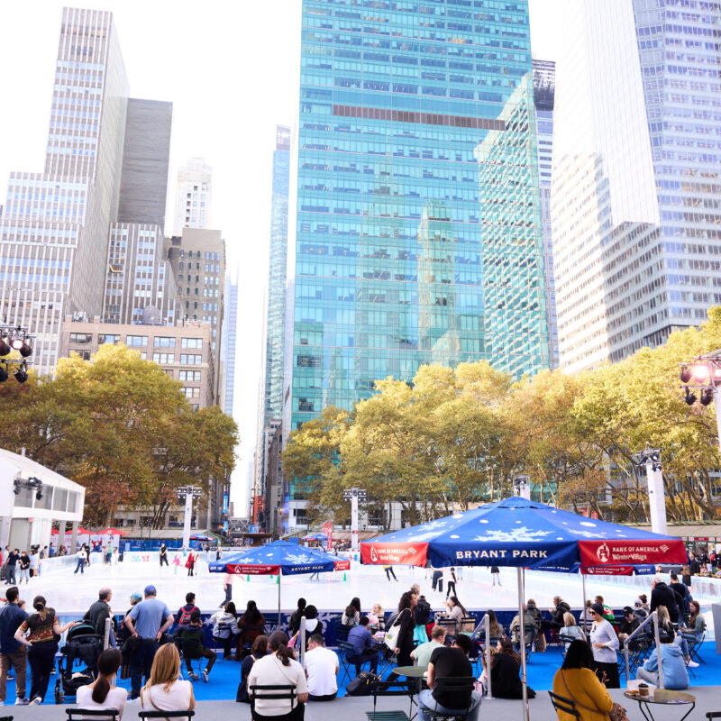 The rink at Bryant Park NY