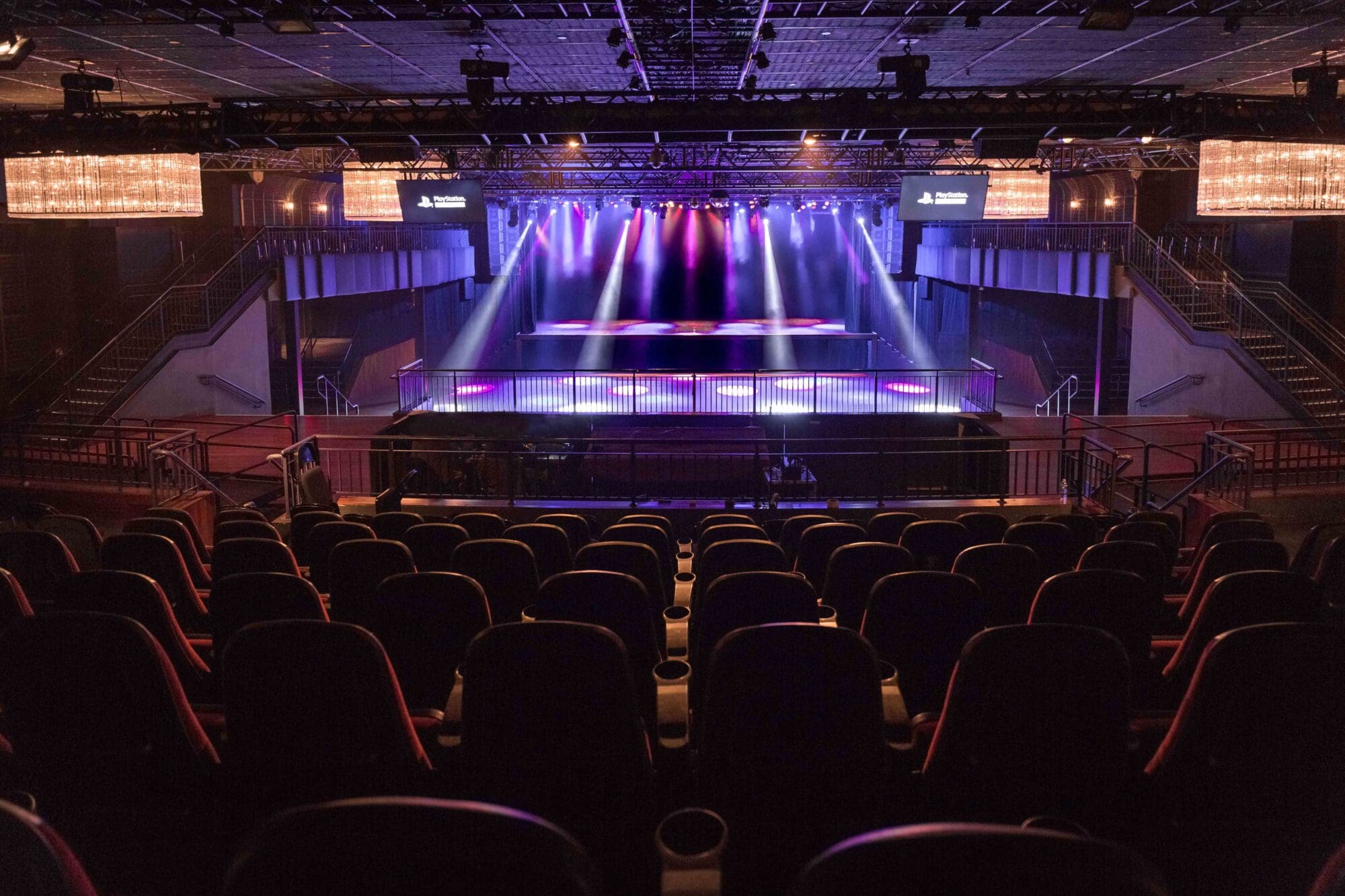 large auditorium with stage and seating