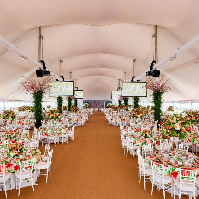 Central Park tented event