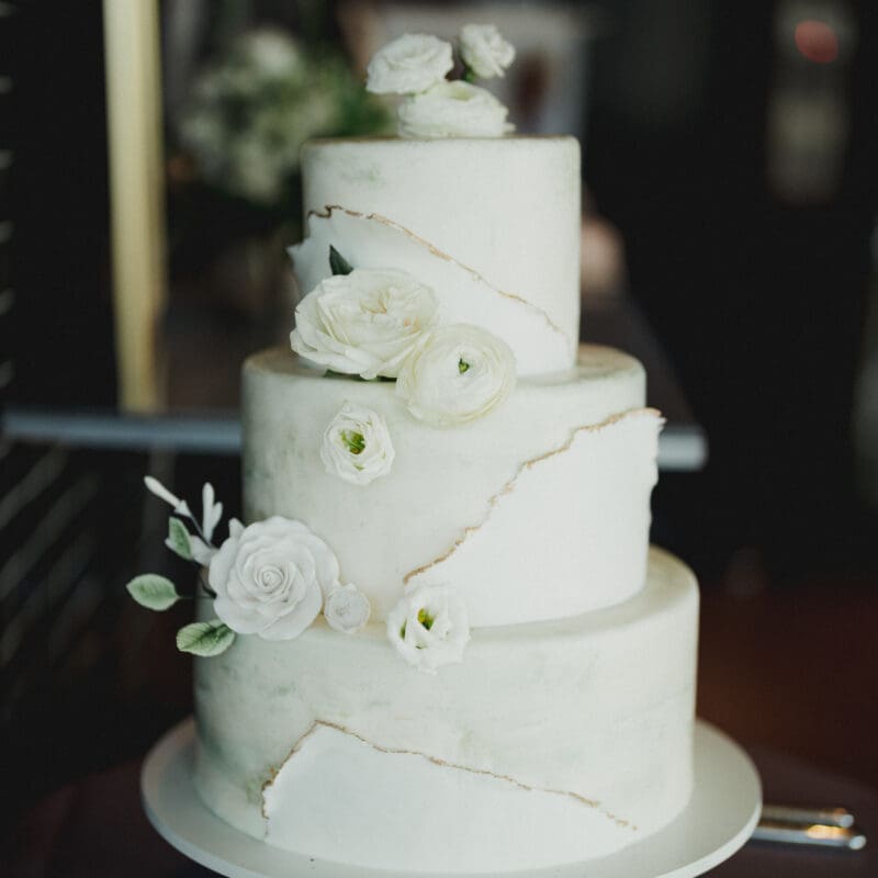 Wedding cake at The Skylark