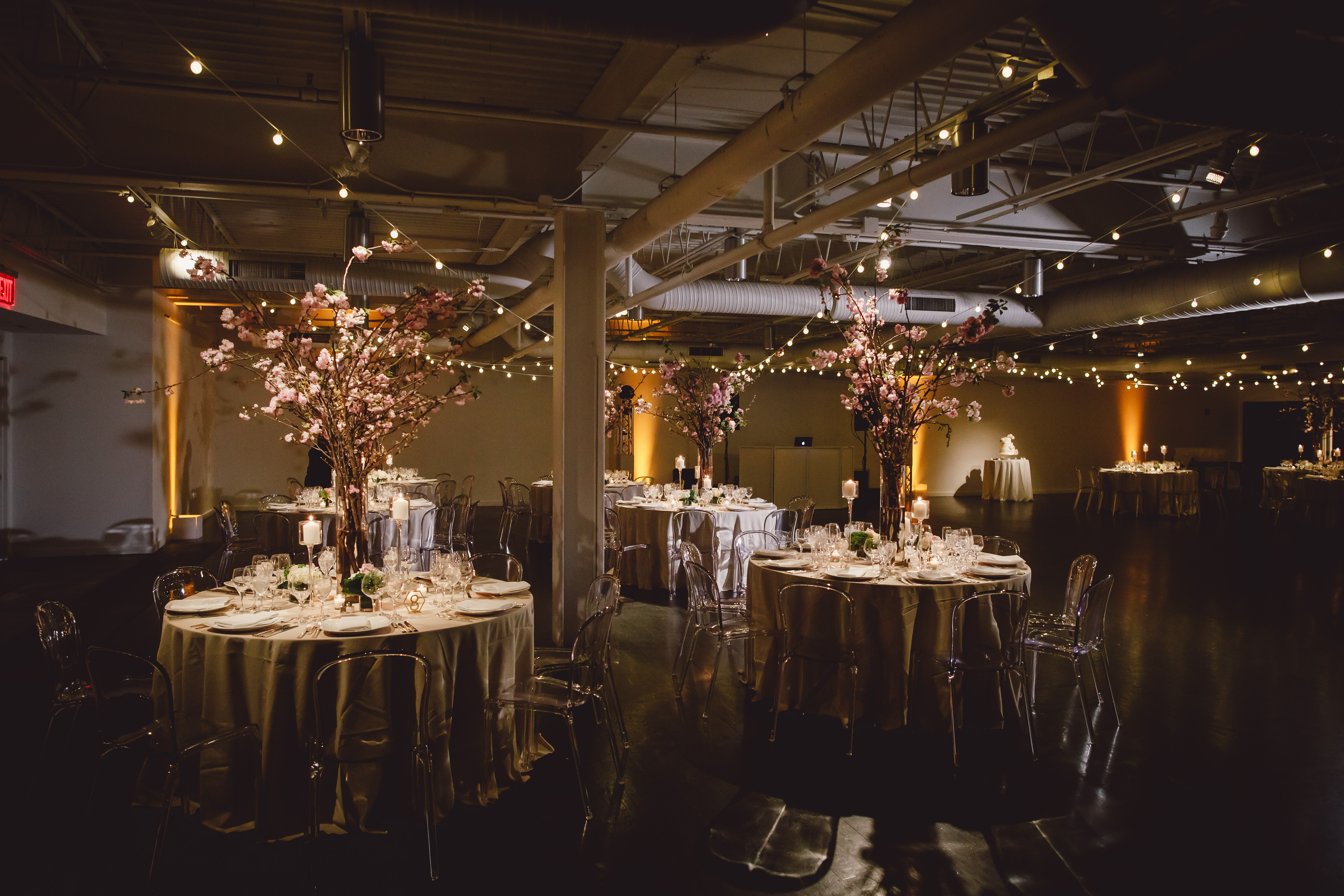 An upscale table setting.