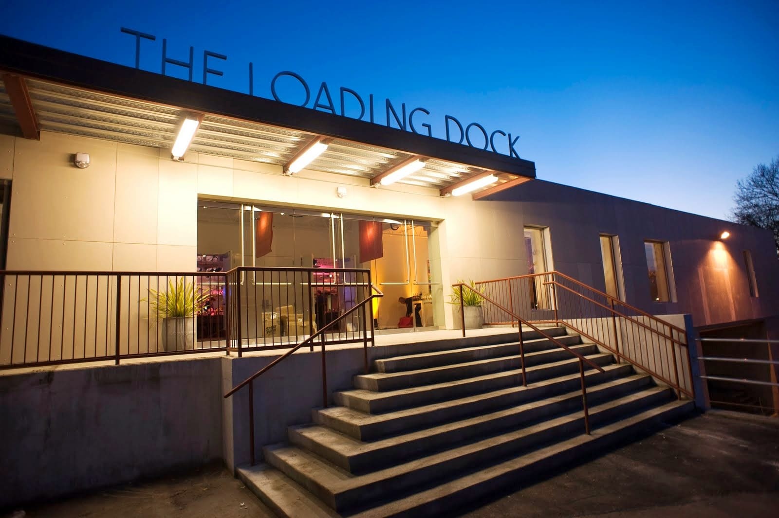 View of venue front entrance.
