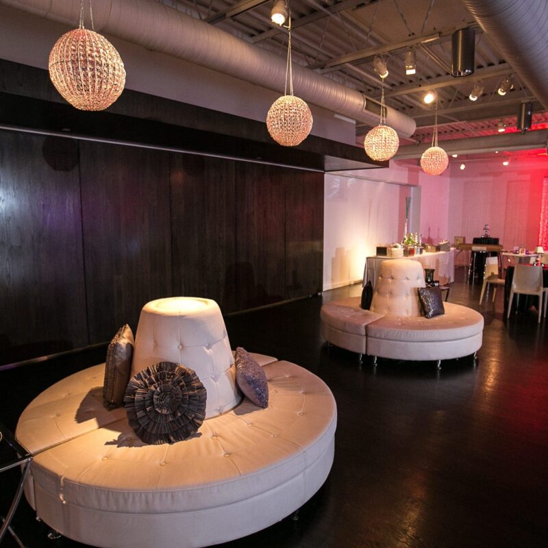 interior venue area with couches