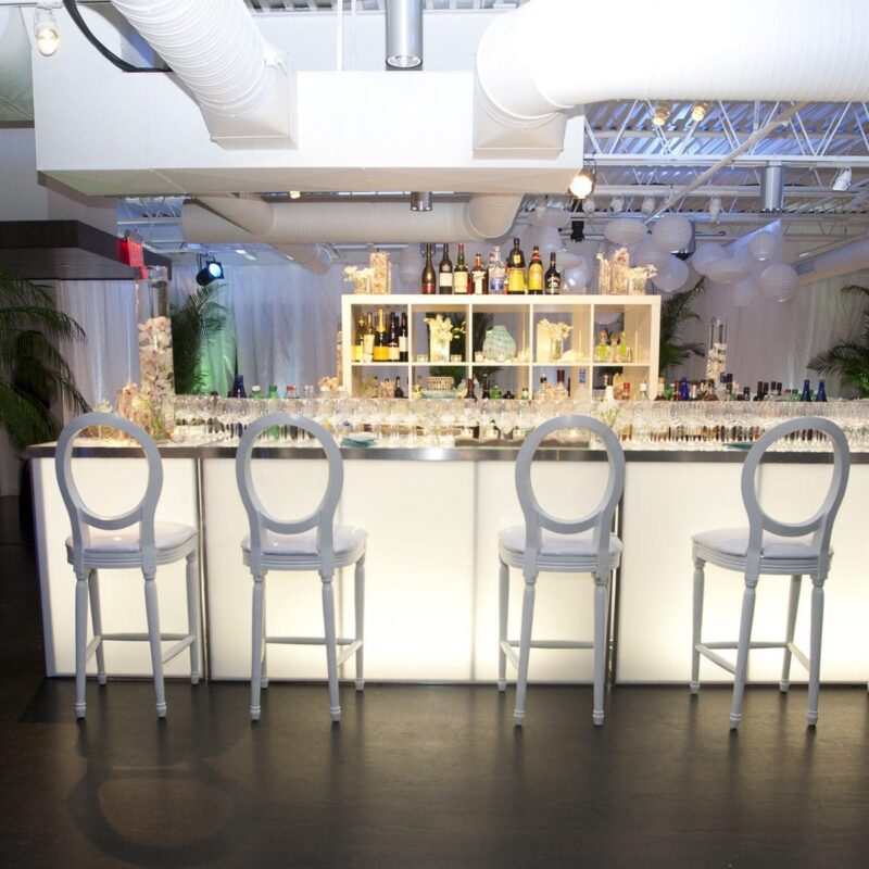 fine interior venue area with bar