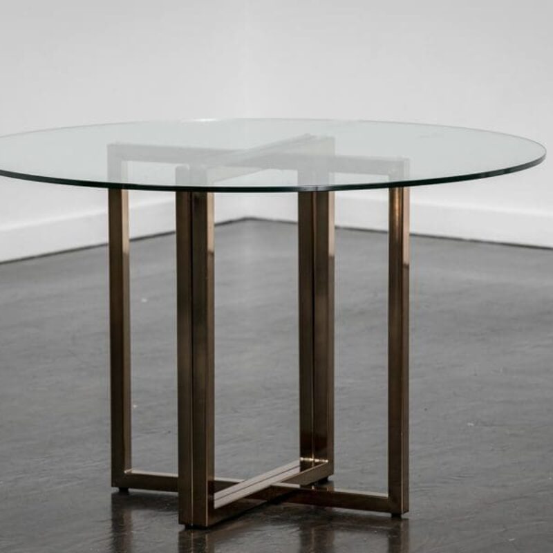 glass table