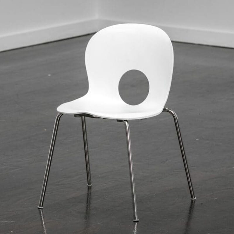 white chair