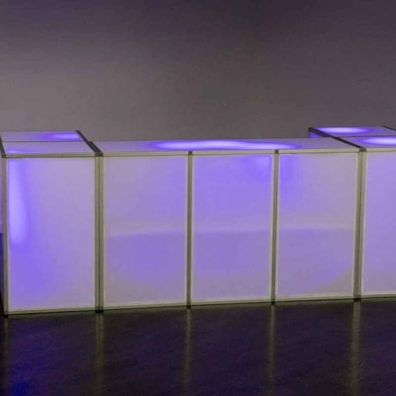 lit up bar