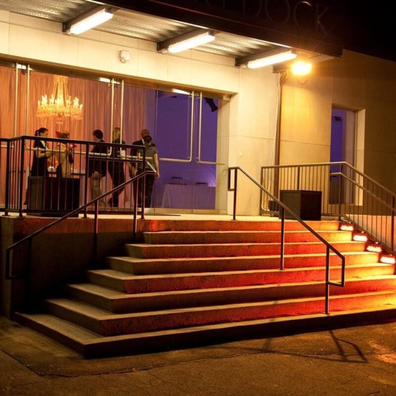 stairs into venue