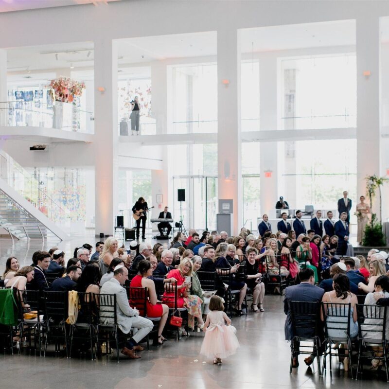 wedding ceremony at the Queens Museum