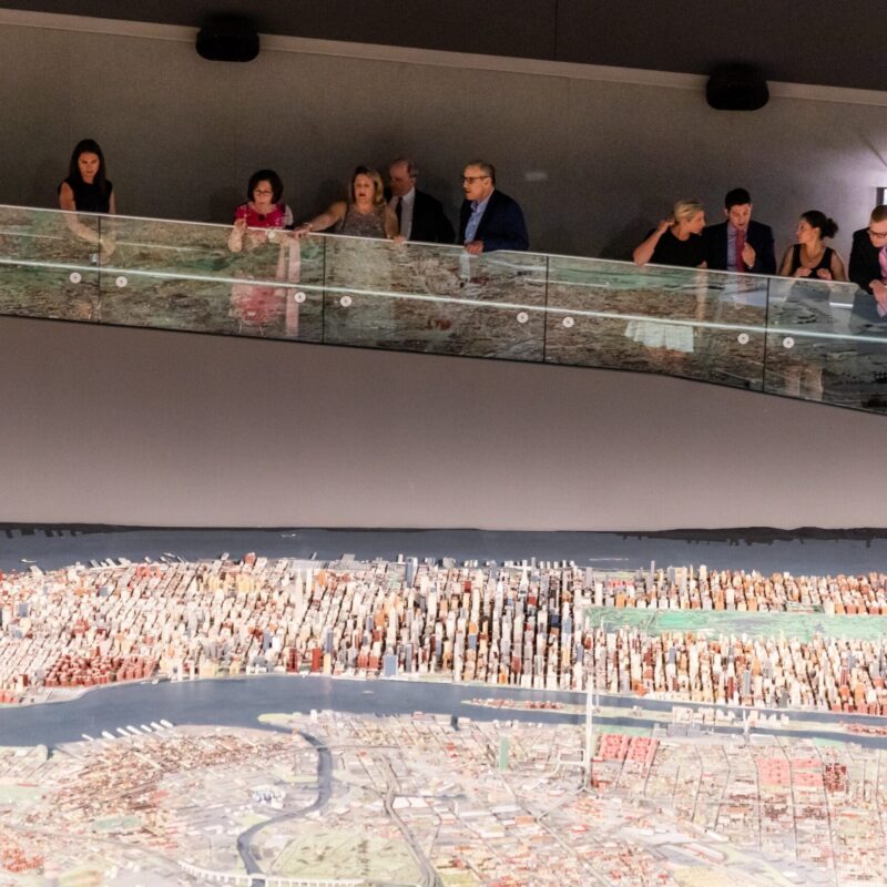 interior of queens museum