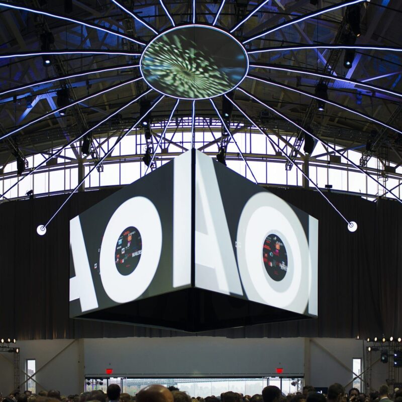 jumbotron inside a venue