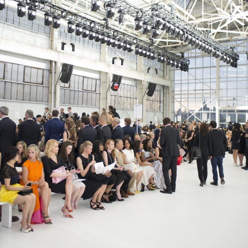 crowd sitting inside a venue