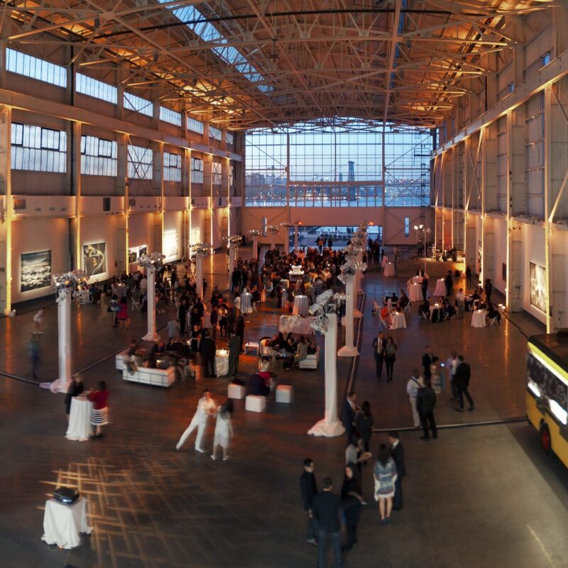 larger interior venue space