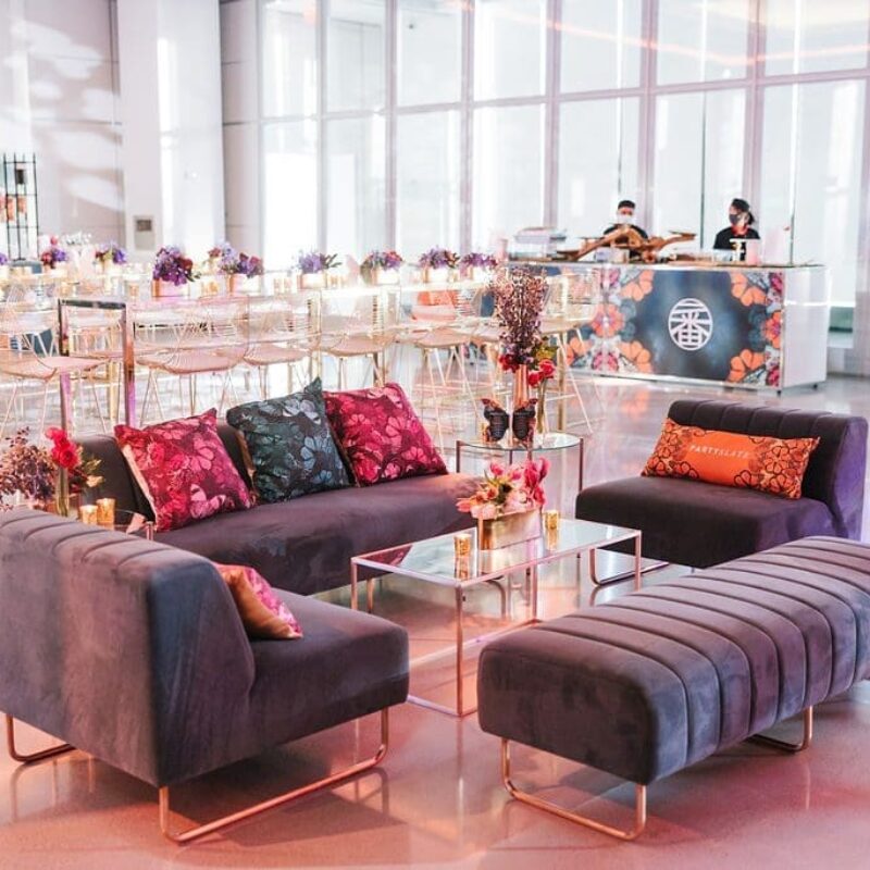 The Glasshouse set with lounge furniture