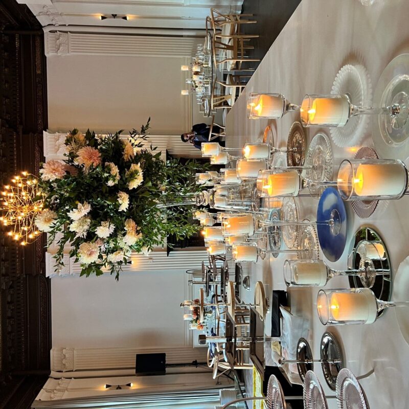 GH on the Park event set up in midtown NYC