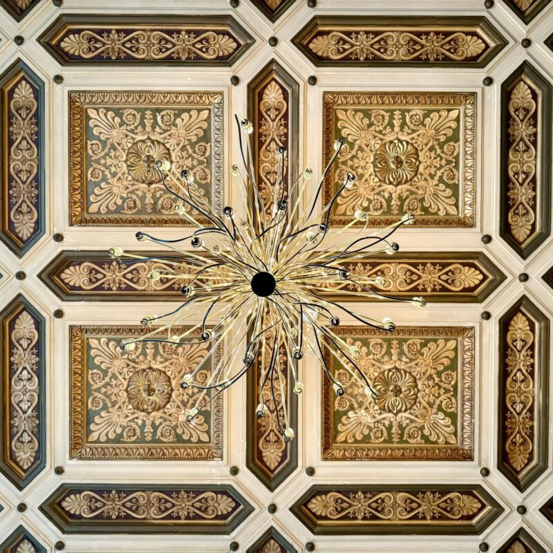 Ceiling of GH on the Park event space in midtown NYC