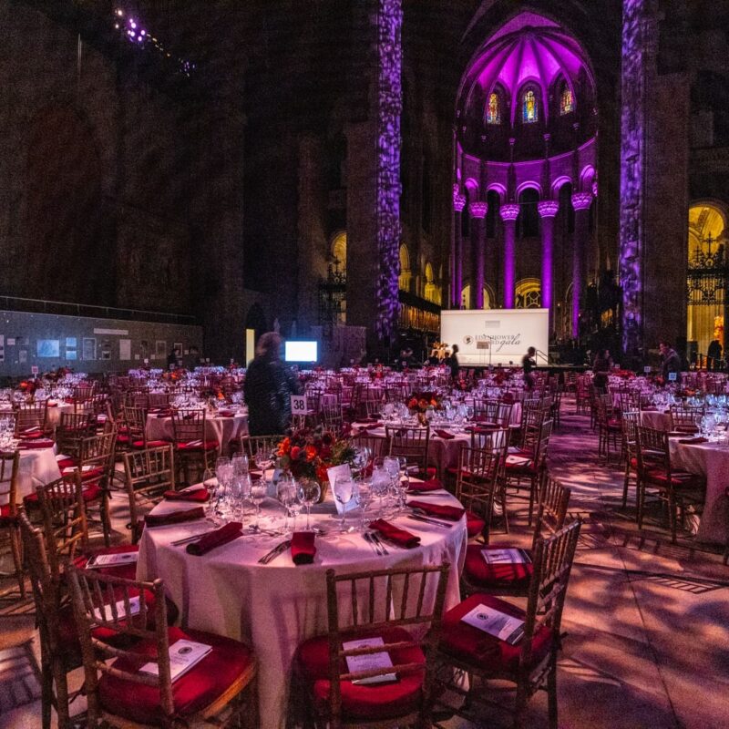 St. John the Divine gala seating
