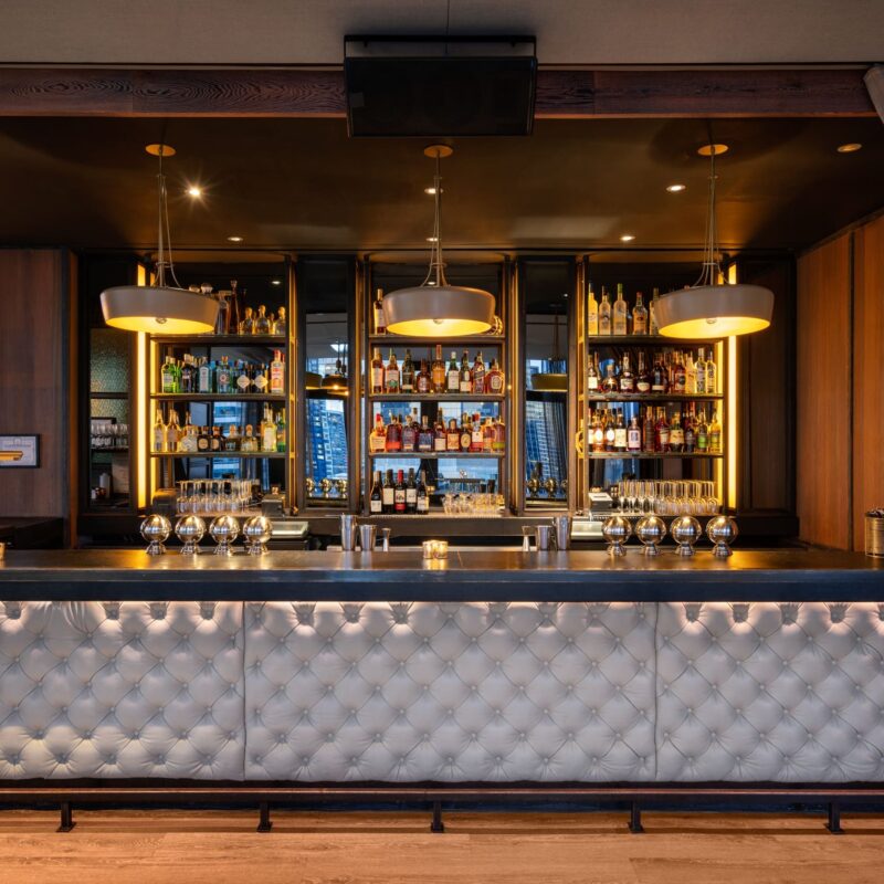 The bar at The Skylark