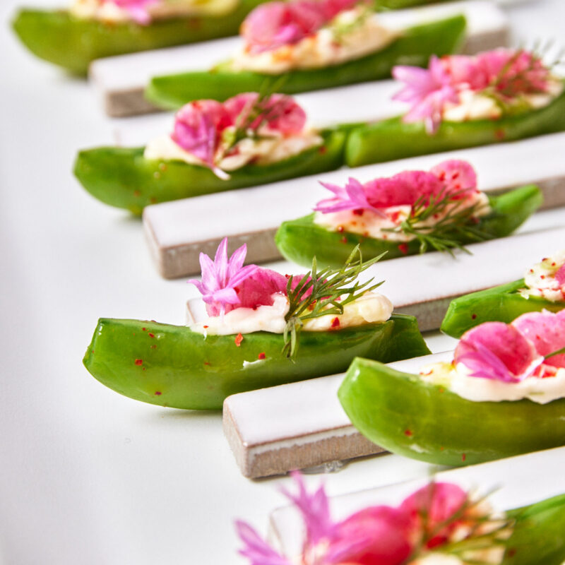 Image of Snap Pea Hors D'oeuvres